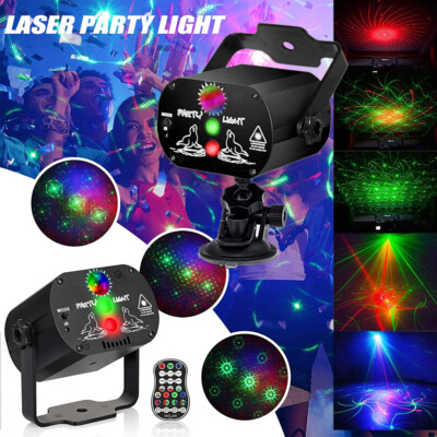 RGB LED Laser Projektor Bühnenlicht DJ Party Lichteffekt Bühnenbeleuchtung USB