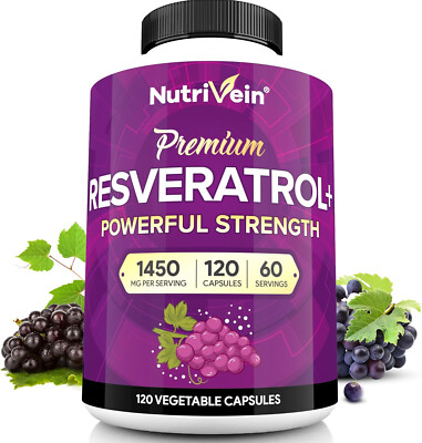 Mejores pastillas naturales de resveratrol extracto de uva para rejuvenecer