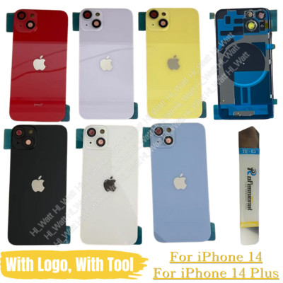  Back Glass Replacement Rear Cover With Camera Lens For iPhone 14 Plus/iPhone 14