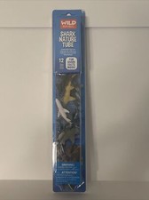 Wild Republic Shark Nature Tube 12 Piece Collectible Figurine BRAND NEW SEALED