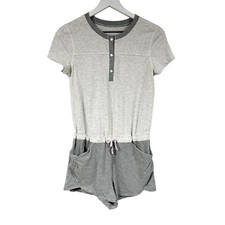 Girls Ivivva Lululemon All In Gray Romper Size 14