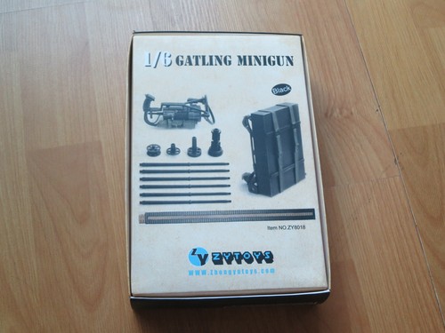 ZYTOYS Gatling Minigun Set #ZY8018 Black Version NEW For 1/6th Scale Figures BIN - Picture 4 of 14