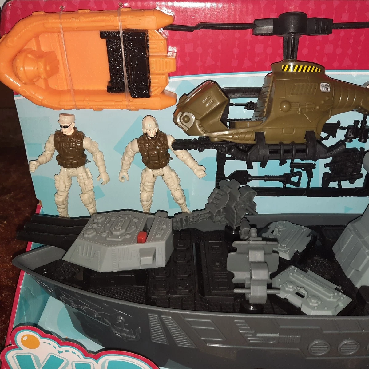 KID CONNECTION BATTLESHIP PLAYSET TOY REVIEW!!, 58 OFF