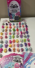 Hatchimals CollEGGtibles Mixed Lot Of 65 Figures + Jumbo Card Game