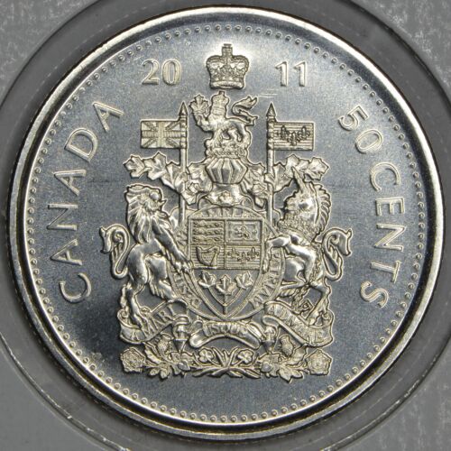 CANADA 50 CENTS 2011 Logo in MS - Picture 1 of 2