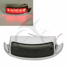 Smoke Rear LED Fender Tip Light Fit For Harley Electra Glide Ultra Limited 10-16