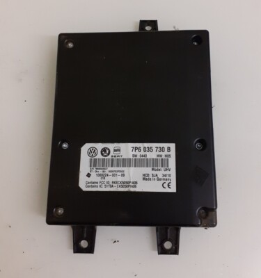 VOLKSWAGEN GOLF SV BLUETOOTH CONTROL MODULE 7P6035730B
