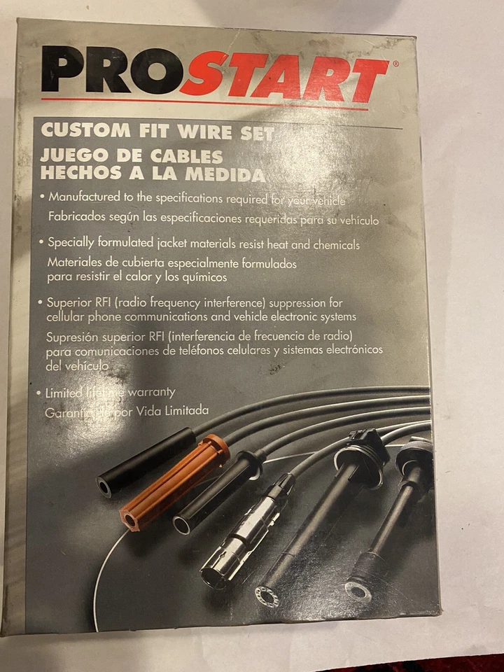 Fios de ignição Borg Warner CH74156SP ajuste personalizado vela de ignição 7mm - Imagem 2 de 3