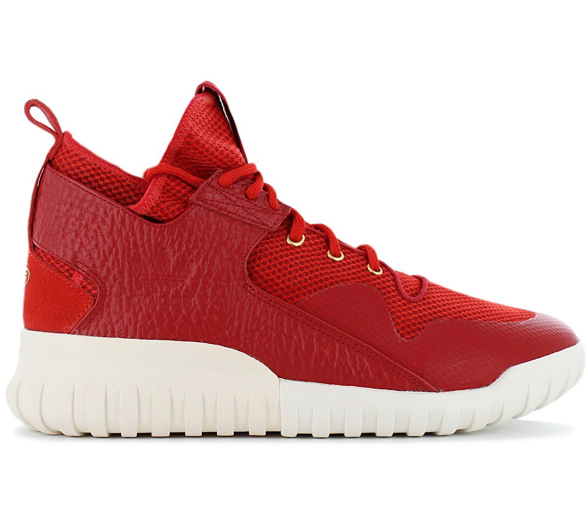 Кроссовки Adidas Originals Tubular x CNY, красные, AQ2548, Спортивная обувь для отдыха, средняя НОВИНКА