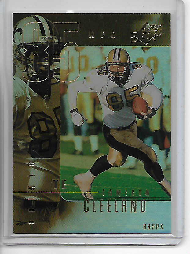 1999 Upper Deck SPX Cameron Cleeland Base Card