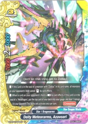 Bushiroad Future Card Buddyfight Deity Meteorarms, Azavoarl X2