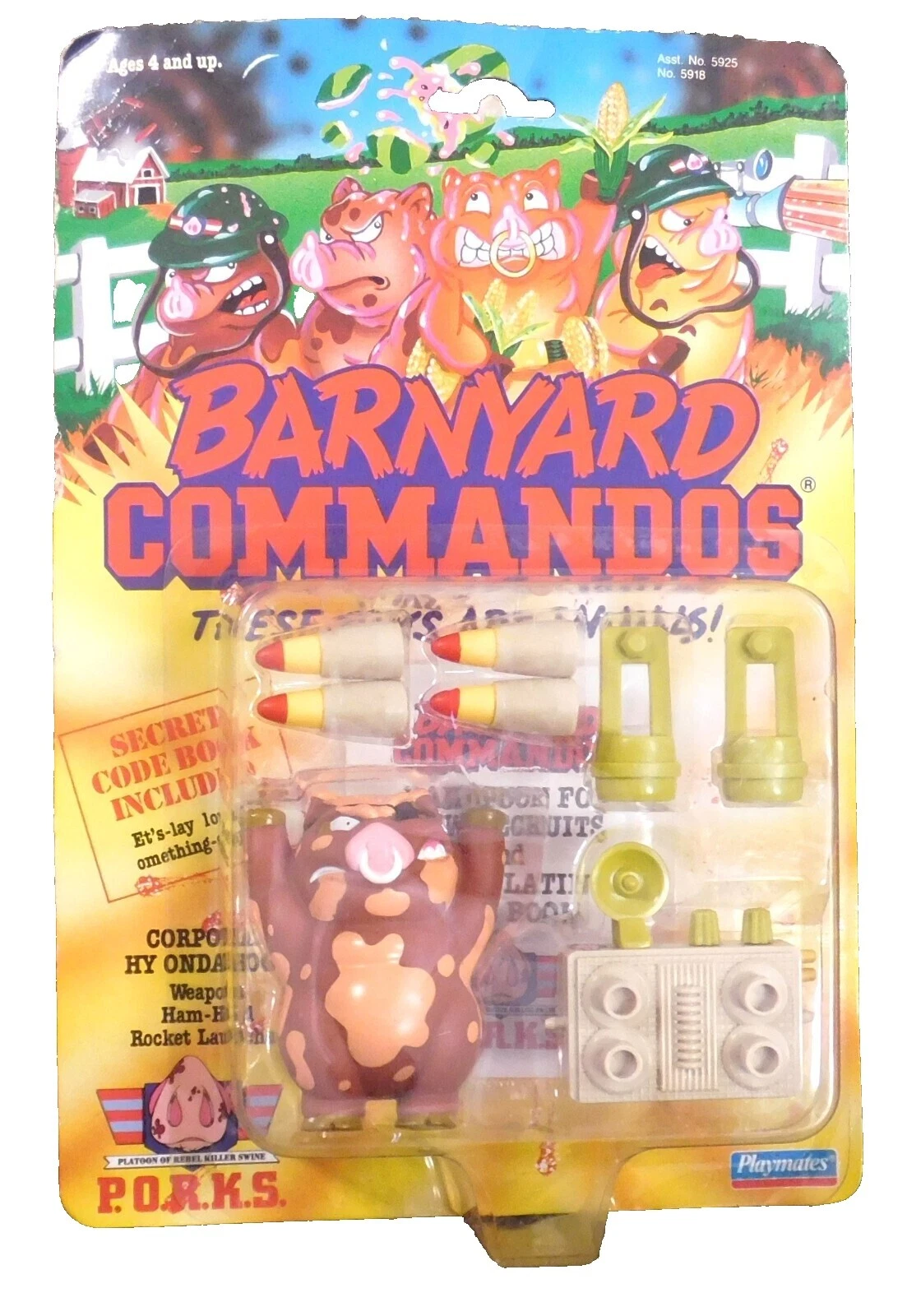 Figuras de acción de goma de Playmates Toys