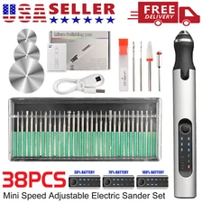 USB Rechargable Engraving Pen with 33 Bits Mini Electric DIY Engraver Cordless