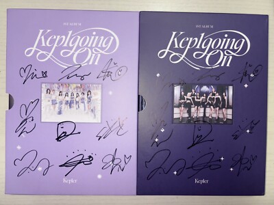 Kep1er [Kep1going On] All Member Autographed Signed Album Both Ver