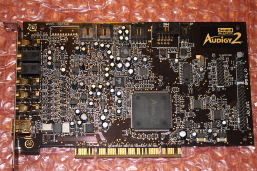 Creative Soundblaster Audigy2 SB0240 PCI Soundkarte 6.1 für WinXP/98 Gaming - Afbeelding 1 van 3