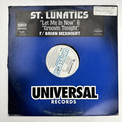 St Lunatics Let Me In Now / Groovin Tonight 12'' LP Record Album Vinyl