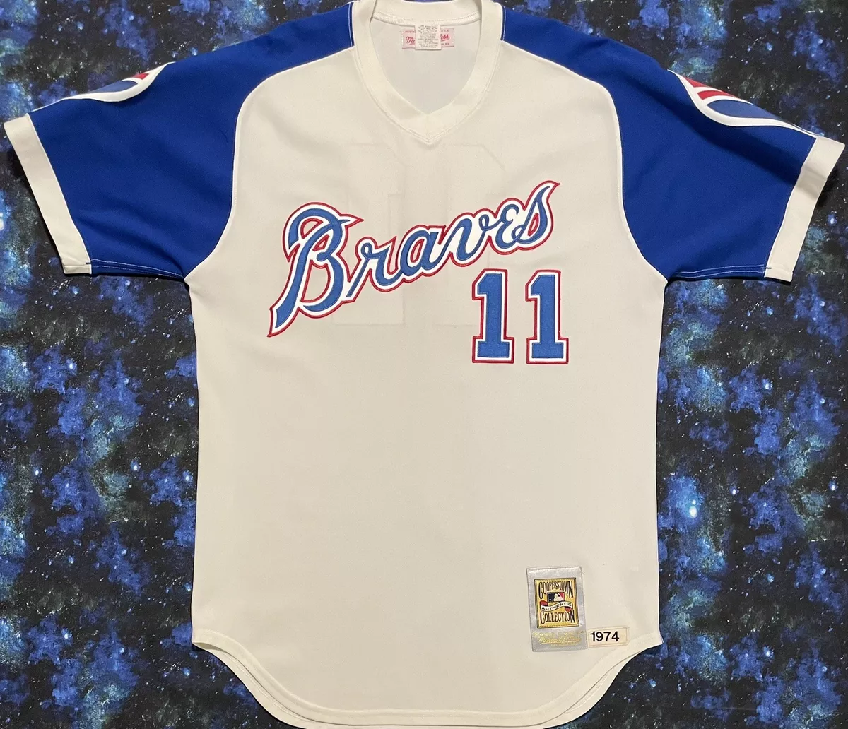 Authentic Rare Vintage Mitchell Ness MLB Atlanta Braves Darrell Evans Jersey