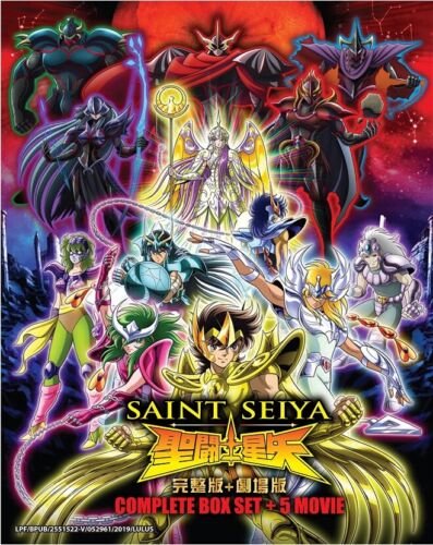 Boxset completo DVD Anime SAINT SEIYA (2019) + 5 film + sottotitoli serie inglese - Foto 1 di 2