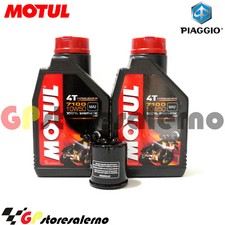 TAGLIANDO OLIO + FILTRO MOTUL 7100 10W50 PIAGGIO 300 X7 EVO IE 2010
