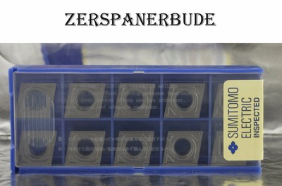 10 Wendeplatten CCMT 120404N-SK AC8035P Sumitomo Stahlbearbeitung mit Rechnung