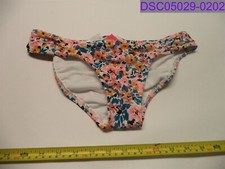 Junior Size M Xhilaration Hipster Bikini Bottom Floral Print P/N AFK02B