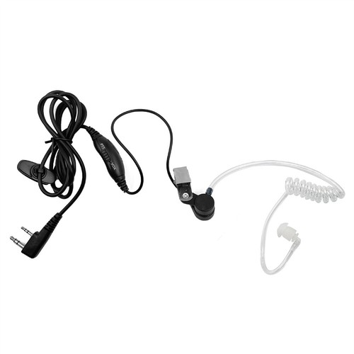 2 Pin Acoustic Tube Headset Two Way Radio Earpiece for BAOFENG Kenwood TH Radio - Zdjęcie 8 z 10