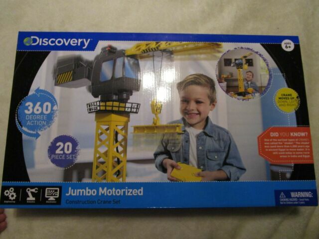 discovery jumbo motorized construction crane set