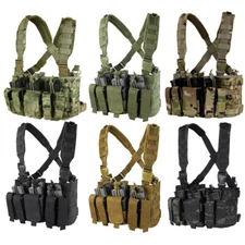Condor MCR5 Recon MOLLE Airsoft Chest Rig Adjustable Tactical Modular Vest
