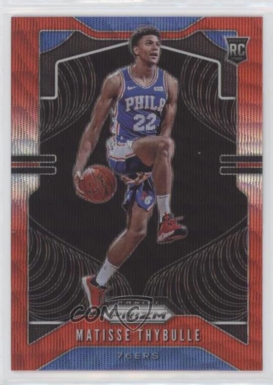 2019-20 Panini Prizm Rookie Ruby Wave Prizm Matisse Thybulle #290 mk7