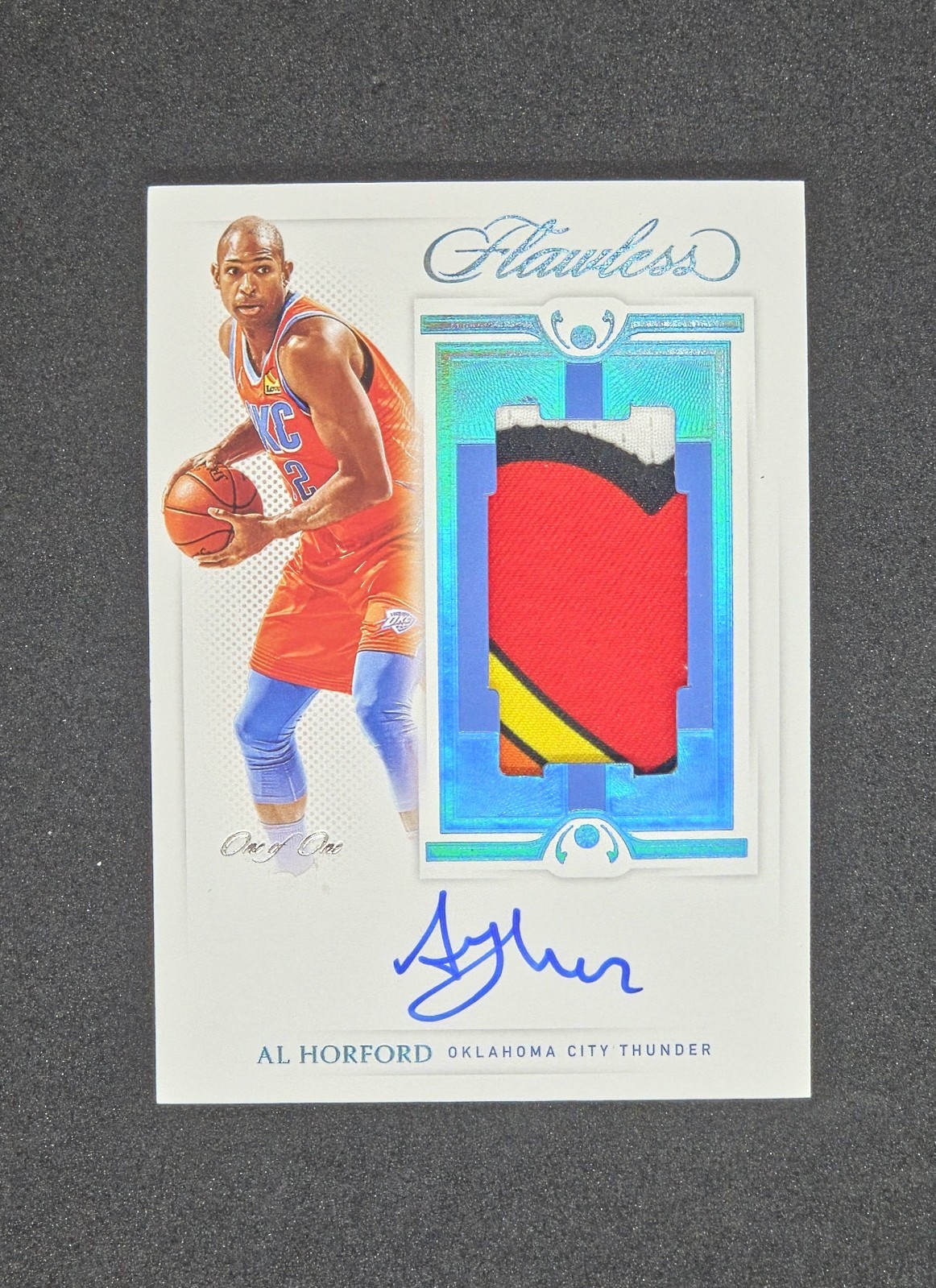 2020-21 Panini Flawless Al Horford Relic Autographed 1/1