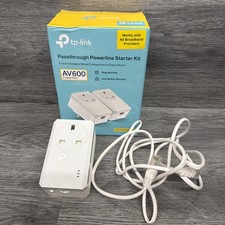 TP-Link AV600 TL-PA4010P 1-Port Passthrough Powerline Adapter – 600Mbps - Add On