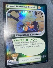 2000 Score Limited Dragon Ball Z DBZ CCG TCG Trunks Defensive Crouch P1 - Foil