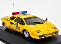 Werk83 1/43 - Lamborghini Countach Monaco Gp F1 Pace Car 1982 Yellow Diecast Car