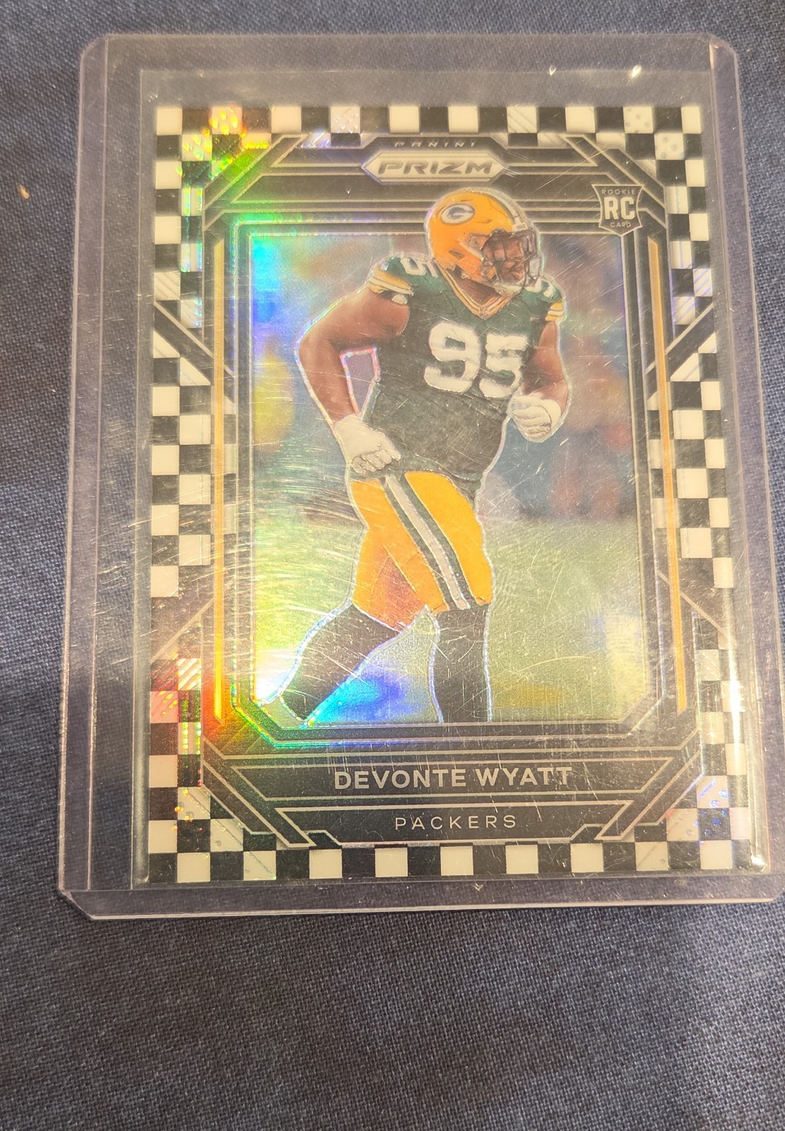 Devonte Wyatt Panini Prizm #377 Black & White Checker