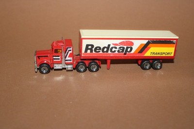 Matchbox 1:80 LKW Peterbilt  Koffer-SZ Redcap Transport /  MADE IN ENGLAND 1981