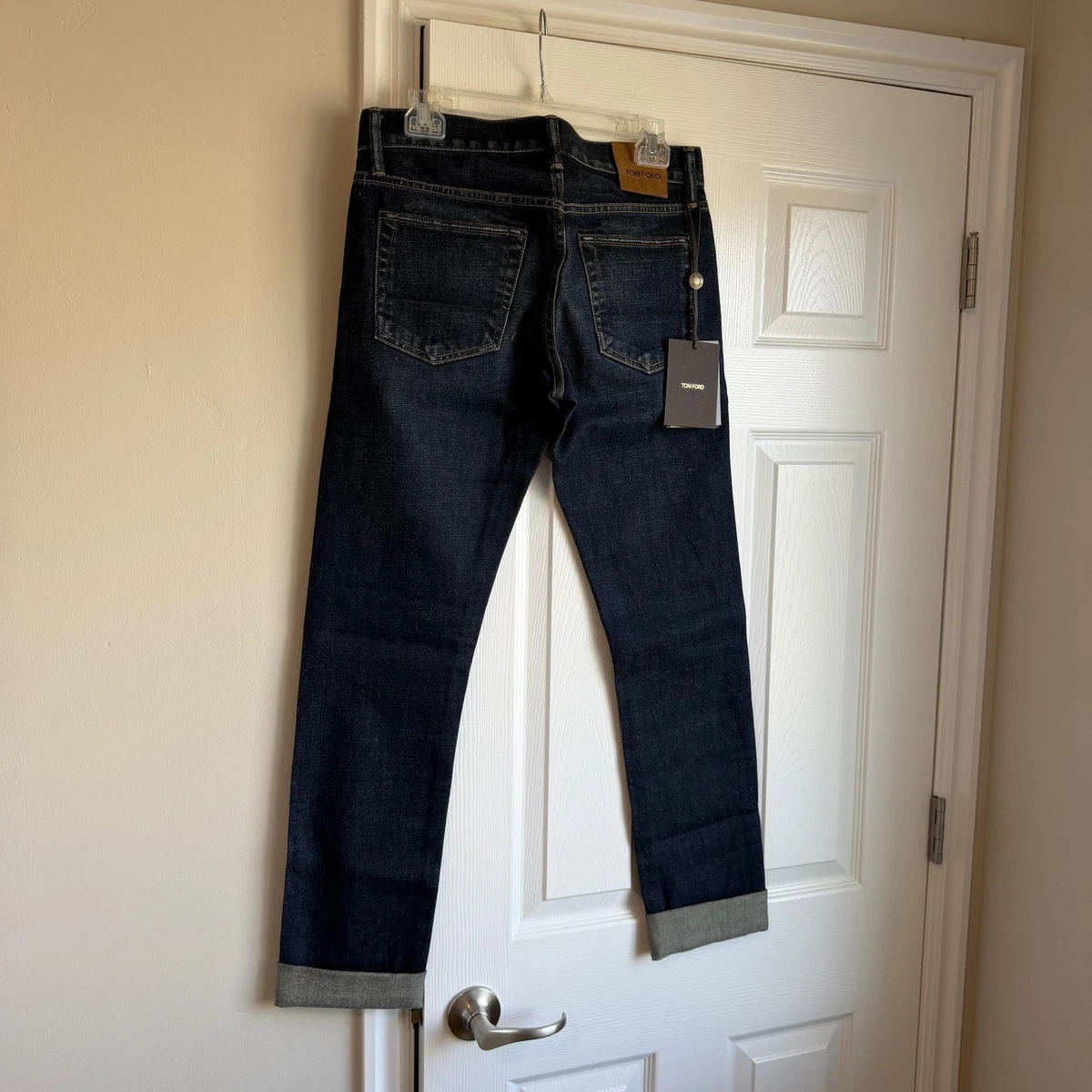 TOM FORD Slim Fit Jeans サイズ30 ネイビー TFD001 トムフォード 