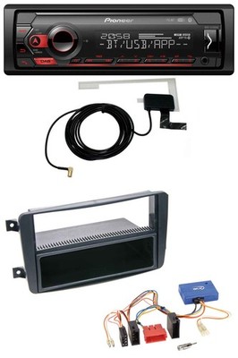 Pioneer DAB USB CAN Bus Bluetooth Car Stereo for Mercedes C W203 2000-2004 Black