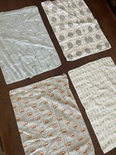 Infant Burp Cloths 4 Flannel Fabric 100 Cotton Luvable Friends