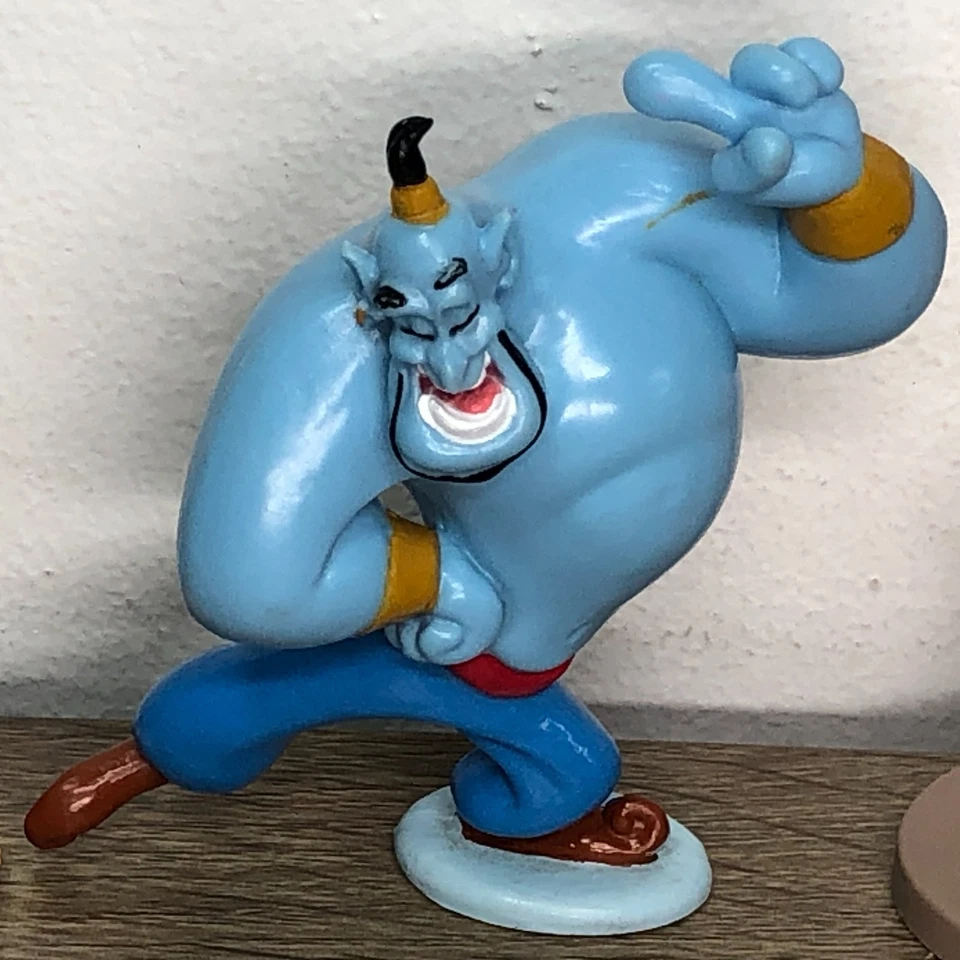 Lote Figuras Disney Aladdin Juguetes Estatuillas Decoración de Pasteles Colección Vintage Set 10 Foto 4 de 4