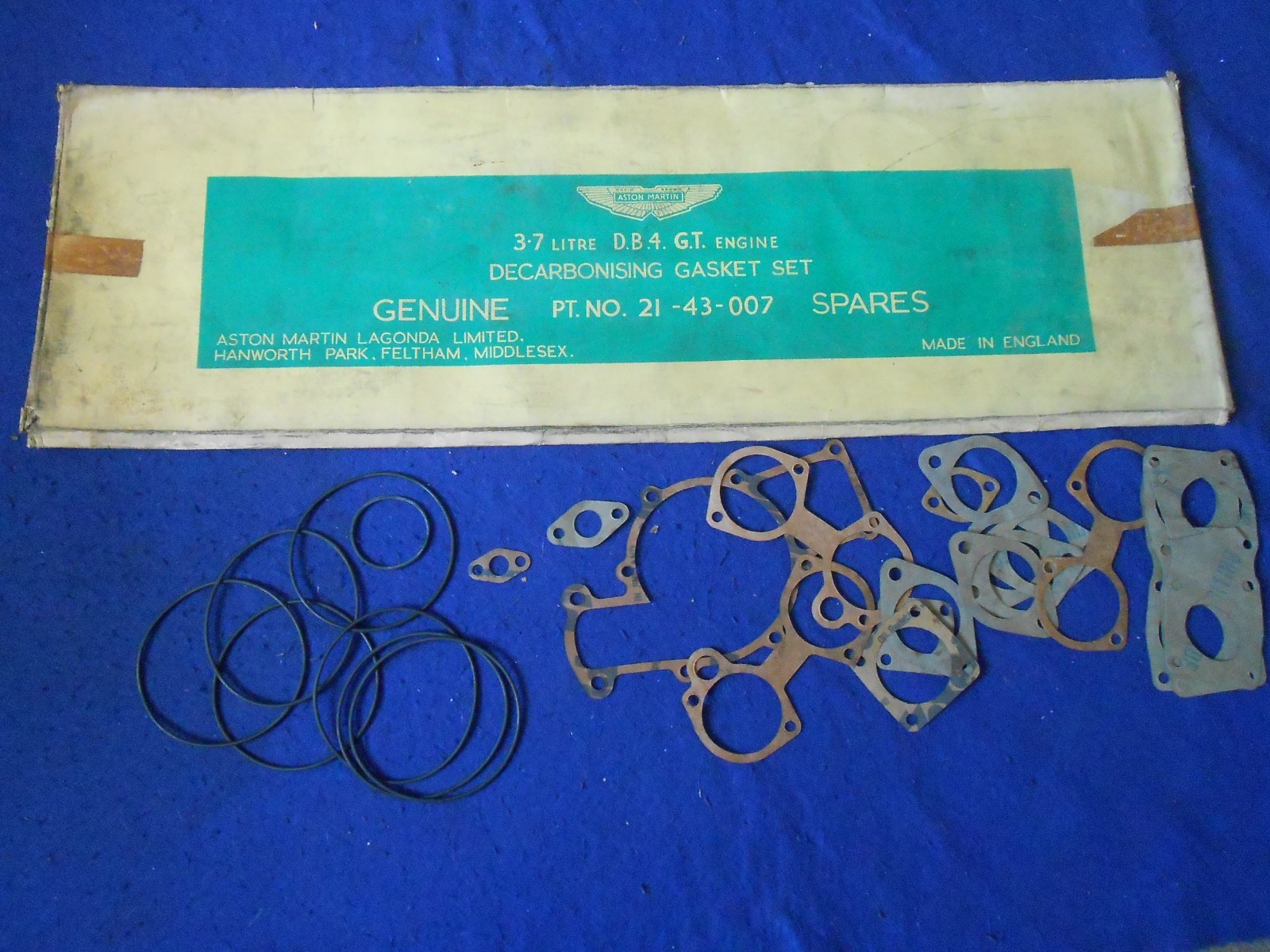 NOS Aston Martin 3.7/4 Liter & Lagonda not DB4-GT Partial Gasket Kits 20-43-007