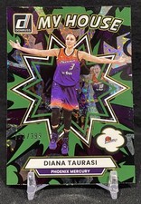 2025 Donruss WNBA My House Green Fireworks Diana Taurasi #12 /399