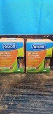2 Rexall Nicotine 4mg Mini Lozenges 20 Count Mint Stop Smoking Aid 60 Total 8/27