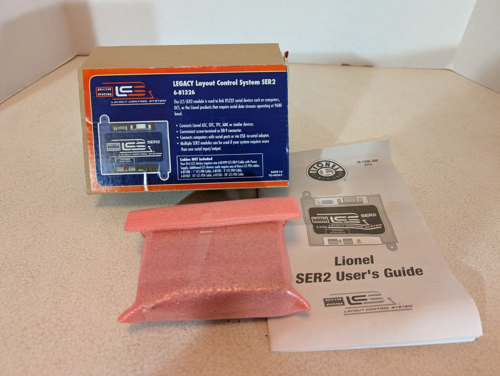 Lionel 6-81326 Legacy Layout Control System LCS SER2 Serial Converter- Open Box