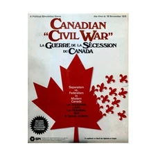 SPI Boardgame Canadian Civil War Tray VG+