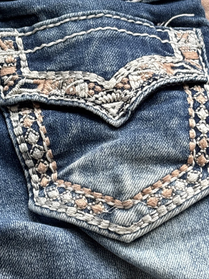 Girls Grace in LA brand Stretch Denim Western boot leg Jeans size 4 - Image 4 of 4