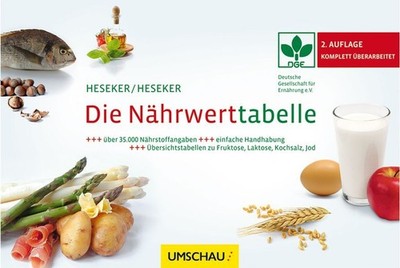Die Nährwerttabelle 2. Auflage Prof. Dr. Helmut Heseker, Helmut und Beate Beate 