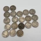 Buffalo Nickel Lot Of 20 Some Dates Visable Value Mix.