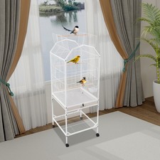 Bird Cage Open Top And Rolling Stand Medium Small Bird Cage For Parrots Budgerig
