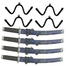 Pmsanzay 4Pack Mini Wall-Mounted Sword Stand Display Rack,Sword Holder,Sword 