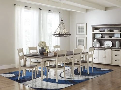 Alfombra moderna contemporánea de diseño de remolinos, lujosa, elegante y Foto 3 de 4